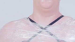 Lacey's Saran Wrap Enigma: Bound for Intense Pleasure
