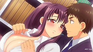 Hot teen with big boobs got horny at library