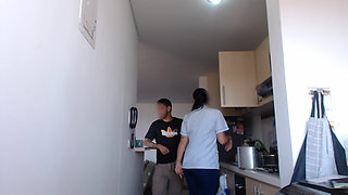 Maid Isn't Happy so Her Boyfriend Takes Her to Hotel