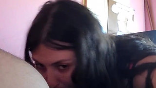 Amateur Couple, Blowjob and Tittyjob