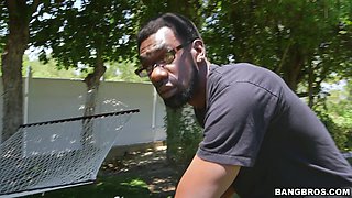 Jillian Janson Fucks a Huge Dicked Gardener