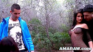 Lesbian Threesome: Susy Gala, Gabriela Flores  Crazy Lyn Cumshot Frenzy