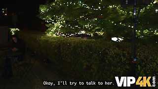 VIP4K. I was Good Girl all year, and Santa Gave me Cumshot as a Present