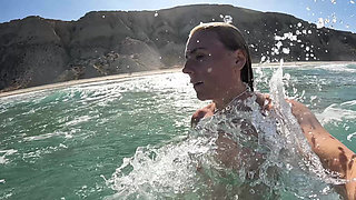 Facial at the Nude Beach