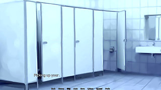 Hazelnut Latte 3 - Fucking Femboy Bussy Inside of the Male Restroom
