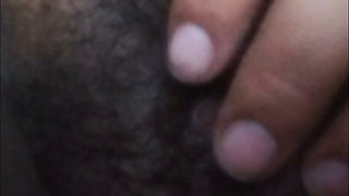 Masturbating alone