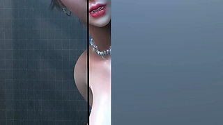 3D Horny Slut Mature MILF Naked Her Huge Ass Cheating with Big Dick