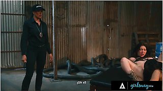 10 Girl Lesbian Gangbang! Rough Fisting, Strap-on Sex, And Squirting! - Spanish Subtitles