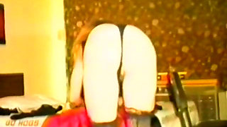 A Horny Blonde Shows off Her Underwear Collection