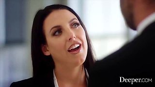 Seth Pledges to Boss Angela Whites Dominant Femdom in Anal