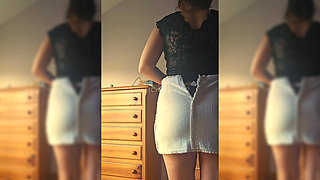 Cheating French Wife Prepares for LOVER (Bordeaux Date) - Shower, Lingerie and Real Sex