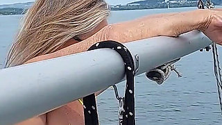Granny Goes Swimming in a Sexy Swimsuit!