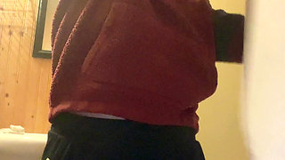 Tiny Nature Tit Hana so Nice Her in Bathroom Finish Shower