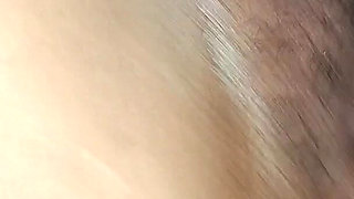 Brother Loosened His Pussy with His Finger in His Beloved Sister's Sexy Pussy at Night