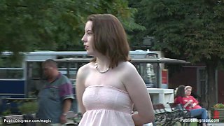 Pale Brit humiliated in public street