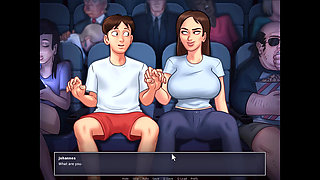 Summertime saga: Jenny is now hooked on my dick she comes anytime to ride me