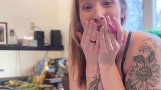 Chubby bit tits MILF hot solo