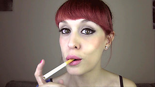 Smoking Fetish Extreme Close-up