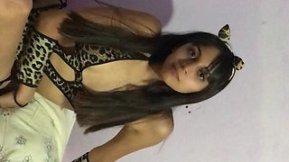 Virgin Dressed as a Tigress Wants Cock