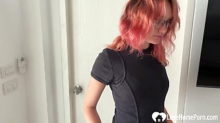 Helpless and Hottie as My GF Crushes Me in Flirtatious Pantyhose