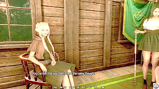 Big titted milf with purple hair goes on a wild space adventure in this animated hentai