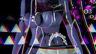 Goddess of Fire Glow: Virtual Curves Beyond - 3D Animation Hentai