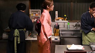 Nanase Is The Wife Of The Manager Of Hotspring Who Has Bad