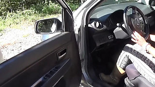 Amateur Italian Milf Kicca Martini Dangerous Outdoor Blowjob Under Cable