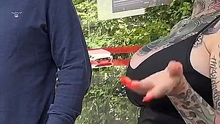 Dragged Away by a Stranger at the Bus Stop and Fucked Hard!