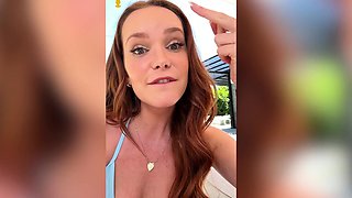 Chloe Foxxe Records Herself In Snapchat To Send Her BF