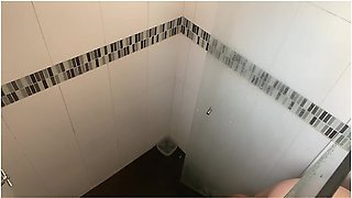 A Lesbian Calls Her Roommate To The Shower And Makes Her Fuck Her