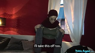 Public agent full gig - afghan women Tight Pussy too petite for gigantic dick