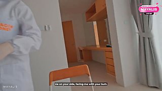Ended Up In The Hospital With A Hot Nurse And Caught Her Staring At My Dick