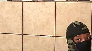 Shower time showing my hot body while going live!
