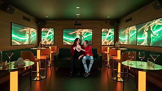 I masturbated a nightclub manager in the VIP room while my husband films