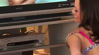 Hairy white brunette fucked hard by her muscular BBC dude