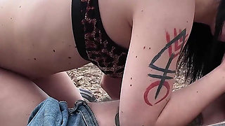 Flexi Girl Public Outdoor Anal Fucked