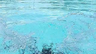 Big Inhales-exhales Asmr & Swimming in My Sexy Blue Swimsuit