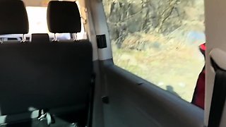 Ball-licking Busty Petite Ebony Fucks Bwc On Bus Free