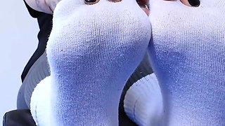 White Socks Goddess in the Gym