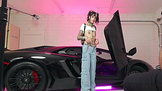 BTS - CC Doll Spreads Her Ass In A Heated Photo Session!