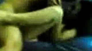 Amateur Asian Couple on a Blue Sofa