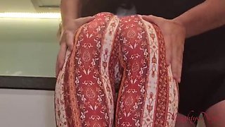 Fucking My Brunette Maid for Extra Cash