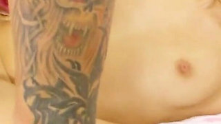 Cute skinny teen gets fucked by class mates while studying