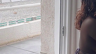 Hot French MILF Met at the Beach Gets Fucked Hard by a Stranger's BBC on Her Rooftop
