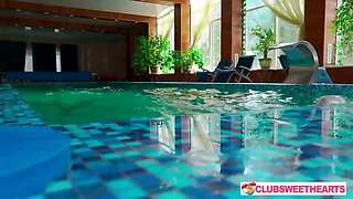 Pool Splash part 2⁄3 with Luna Lynx, Tanya Ray, Willy Regal at ClubSweethearts