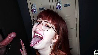 Glory hole blowjob amateur passionate bj