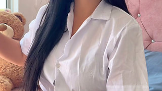Colombian Student From Medellin Riding a to Orgasm
