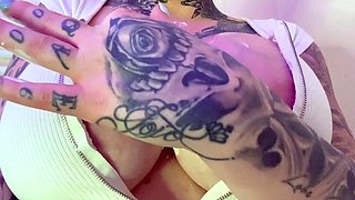 Close up amateur masturbating solo