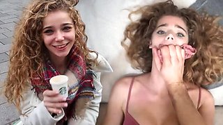 Sabrina Spice's First Time On Camera - Amateur Teen Takes Big Cock Rough